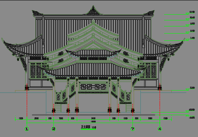 仿古遺跡保護維修工程施工圖紙免費下載 - 園林古建 - 土木工程網