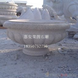 精美花崗巖石雕花盆 園林綠化工程的優(yōu)雅點綴
